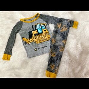 John Deere Long Sleeve Pajamas 2T